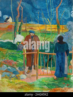 Bonjour, Monsieur Gauguin - 1889 - olio su tela 93 x 74 cm - ga07Gauguin Paolo Foto Stock
