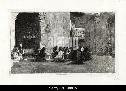 Marià Fortuny - interno della Chiesa di Sant Josep Foto Stock