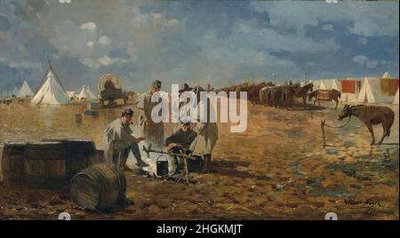 Giornata delle piogge in campo - 1871 - olio su tela 50,8 x 91,4 cm - Omero Winslow Foto Stock