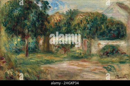 Renoir Auguste - Collezione privata - Paysage - 1913 - olio su tela 22,2 x 35,2 cm Foto Stock