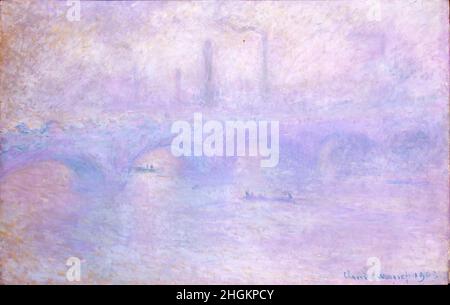 Waterloo Bridge. Effetto di nebbia - 1903 - olio su tela 65,3 x 101 cm - mo13Monet Claude Foto Stock