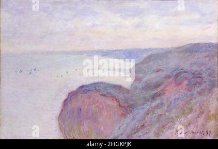 Scogliere ripide vicino Dieppe - 1897 - olio su tela 65 x 100,5 cm - mo14Monet Claude Foto Stock