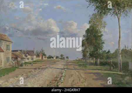 Route de Versailles, Rocquencourt - 1871 - olio su tela no info - pi02Pissarro Camille Foto Stock