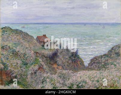 Cabina dell'orologio doganale - 1882 - olio su tela 61 x 81,9 cm - mo26Monet Claude Foto Stock