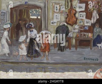 Bonnard Pierre - Collezione privata - dans la rue - la Devanture - 1898 - olio su tela 15 x 19 cm - Foto Stock