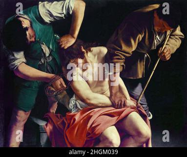 Cristo coronato di spine - 1610 15 - olio su tela 119,5 x 148 cm - Gentileschi Orazio Foto Stock