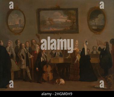 Marco Ricci - Prove di un'opera Foto Stock