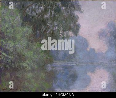 Mattina sulla Senna, vicino a Giverny - 1896 - olio su tela 73,7 x 93 cm - Monet Claude Foto Stock