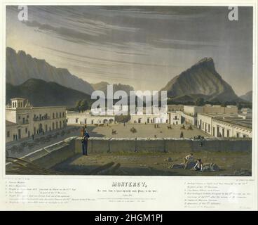 Charles Fendrich - Monterey, visto da una casa-top nella piazza principale, (ad ovest) Ottobre, 1846... (N. 1 di un... Foto Stock