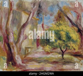 Renoir Auguste - Collezione privata - Paysage de Cagnes - 1905 - olio su tela 36 x 42,2 cm Foto Stock