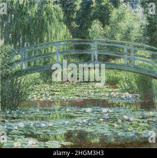 La passerella giapponese e la piscina di giglio d'acqua, Giverny - 1899 - olio su tela 93,3 x 89,2 cm - mo01Monet Claude Foto Stock