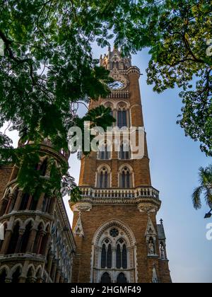 MUMBAI, INDIA - 26 novembre 2021 : l'Università di Mumbai, nota informalmente come Università di Mumbai (MU), è una delle più prime università statali in Foto Stock