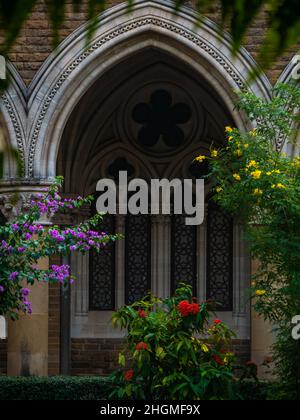 MUMBAI, INDIA - 26 novembre 2021 : splendida architettura vittoriana dell'Università di Mumbai, nota informalmente come Università di Mumbai (MU) Foto Stock