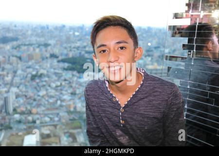 Straniero a Ikebukuro Sunshine City Foto Stock