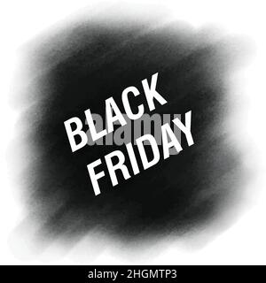Modello di iscrizione Black Friday. Banner Black Friday. Illustrazione vettoriale. Illustrazione Vettoriale