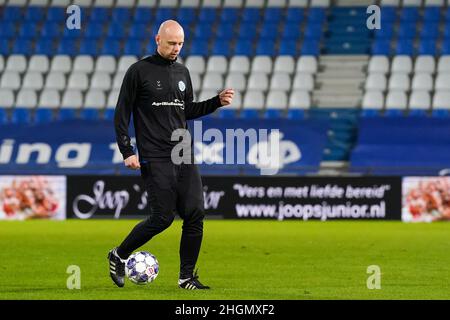 Doetinchem, Paesi Bassi. 21st Jan 2022. DOETINCHEM, PAESI BASSI - GENNAIO 21: Elmo Lieftink di De Graafschap durante la partita olandese Keukenkampioendivisie tra De Graafschap e Almere City FC a De Vijverberg il 21 Gennaio 2022 a Doetinchem, Paesi Bassi (Foto di Rene Nijhuis/Orange Pictures) credito: Orange Pics BV/Alamy Live News Foto Stock