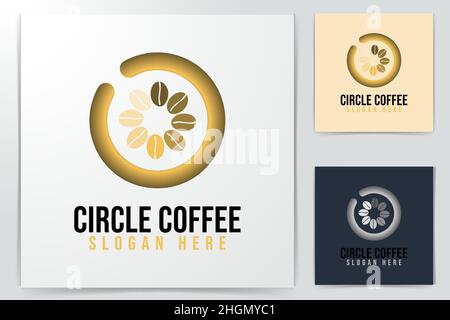 Lettera iniziale o caffè Moderne idee di Logo. Design del logo Inspiration. Illustrazione Vettore Modello. Isolato Su Sfondo Bianco Illustrazione Vettoriale