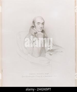 Samuel Rogers 16 agosto 1822 Henry Meyer. Samuel Rogers. The British Gallery of Contemporary Portraits. Dopo Sir Thomas Lawrence (British, Bristol 1769–1830 Londra). Agosto 16, 1822. Incisione a stiletto. Thomas Cadell (Londra). Henry Meyer (British, Londra 1782/83–1847 Londra). Samuel Rogers (British, Middlesex 1763–1855 Londra). Stampa Foto Stock