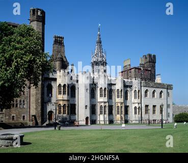 Regno Unito. Galles. Castello di Cardiff. Victorian Mansion. Foto Stock