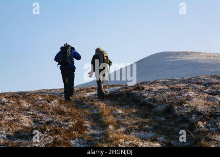 Una collina di Culter cadde a Capodanno, 2009, attraverso la valle da Woodycleuch DoD. Foto Stock