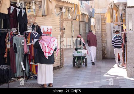 Taif, Arabia Saudita, 5th gennaio 2022: Scene di mercato Taif Foto Stock