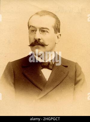 Ritratto di Charles Emile Picard - 1856 -1941 matematico francais Foto Stock