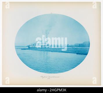 N. 167. Raftboat “David Bronson” 1885 Henry P. Bosse americano, nato in Germania. N. 167. Raftboat “David Bronson” 669913 Foto Stock