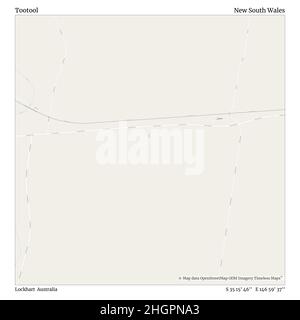 Tootool, Lockhart, Australia, nuovo Galles del Sud, S 35 15' 46'', e 146 59' 37''', mappa, mappa senza tempo pubblicata nel 2021. Viaggiatori, esploratori e avventurieri come Florence Nightingale, David Livingstone, Ernest Shackleton, Lewis and Clark e Sherlock Holmes si sono affidati alle mappe per pianificare i viaggi verso gli angoli più remoti del mondo, Timeless Maps sta mappando la maggior parte delle località del mondo, mostrando il successo di grandi sogni Foto Stock