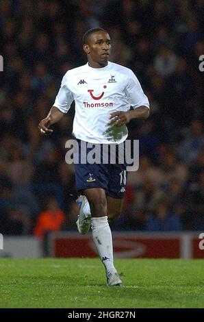 PORTSMOUTH V SPURS 18-10-04 JERMAINE DEFOE PIC MIKE WALKER, 2004 Foto Stock