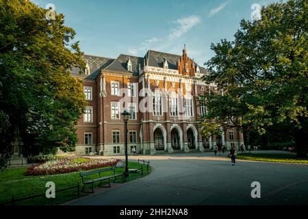 Collegium Novum - Università Jagiellonica di Cracovia, Polonia Foto Stock