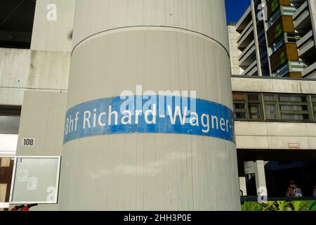 Stazione della metropolitana Richard-Wagner-Platz, Berlino Foto Stock