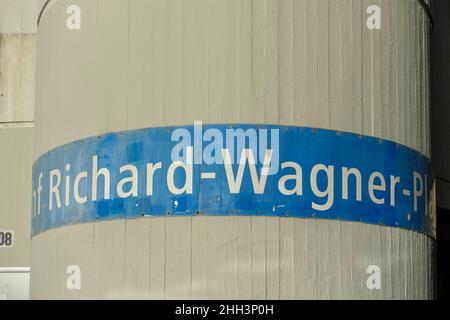 Stazione della metropolitana Richard-Wagner-Platz, Berlino Foto Stock