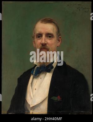 Avery (1822–1904) 1876 Raimundo de Madrazo y Garreta Samuel P. Avery è stato uno dei più grandi commercianti d'arte attivi a New York alla fine del XIX secolo. Sponsorizzato da W. T. Walters, fondatore della Walters Art Gallery a Baltimora, Avery viaggiò in tutta Europa acquistando dipinti accademici contemporanei per i suoi clienti. Ha anche assemblato una straordinaria collezione di stampe, che ha presentato alla New York Public Library, e un'eccellente collezione di libri sull'architettura che forma il nucleo della Avery Library alla Columbia University.Madrazo è stato Foto Stock