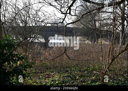 Cinque archi, Foots Cray Meadows, Sidcup, Kent. REGNO UNITO Foto Stock