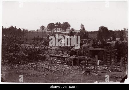 Falmouth, Virginia. Abbandonato campo 1862 Andrew Joseph Russell americano. Falmouth, Virginia. Campo abbandonato 268207 Foto Stock