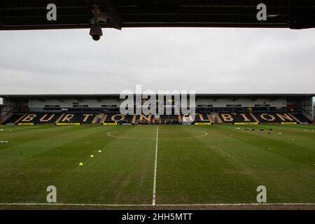 Burton, Regno Unito. 23rd Jan 2022. Burton, Inghilterra, 23rd gennaio 20 General view Inside the Stadium in previsione della partita WSL tra Leicester City e Aston Villa al Pirelli Stadium Gareth Evans/SPP Credit: SPP Sport Press Photo. /Alamy Live News Foto Stock