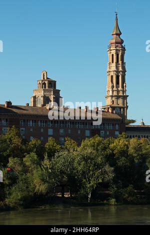 Catedral del Salvador de Zaragoza in Zaragoza,Spagna,Europa Foto Stock