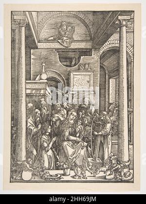 La glorificazione della Vergine, dalla vita della Vergine ca. 1502 Albrecht Dürer Tedesco. La glorificazione della Vergine, dalla vita della Vergine 388604 Foto Stock