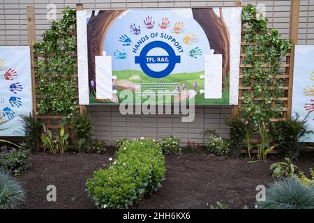 La stazione ferroviaria di New West Ealing è stata completata nel marzo 2021 Foto Stock