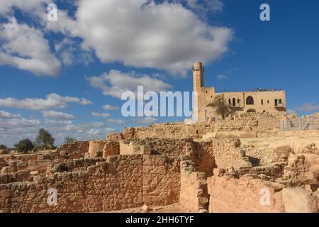 Tomba del profeta Samuele, moschea Nabi Samwil, Israele Foto Stock