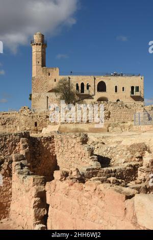 Tomba del profeta Samuele, moschea Nabi Samwil, Israele Foto Stock