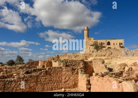 Tomba del profeta Samuele, moschea Nabi Samwil, Israele Foto Stock