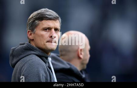 Magdeburg, Germania. 23rd Jan 2022. Calcio: 3. campionato, 1. FC Magdeburg - TSV Havelse, 22. matchday, MDCC-Arena. Pullman Havelse Rüdiger Ziehl. Credit: Ronny Hartmann/dpa/Alamy Live News Foto Stock