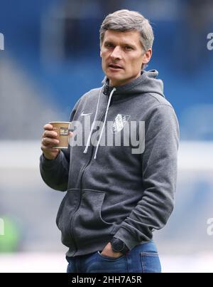 Magdeburg, Germania. 23rd Jan 2022. Calcio: 3. campionato, 1. FC Magdeburg - TSV Havelse, 22. matchday, MDCC-Arena. Pullman Havelse Rüdiger Ziehl. Credit: Ronny Hartmann/dpa/Alamy Live News Foto Stock