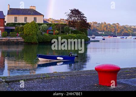 Porto di Kinsale, fiume Bandon, contea di Cork, provincia di Munster, Repubblica d'Irlanda, Europa Foto Stock