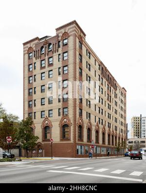 Apparthotel nel quartiere Uptown Foto Stock
