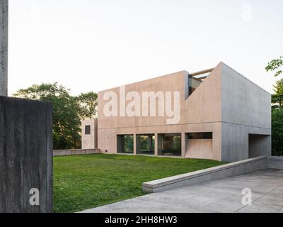 Herbert Johnson Museum of Art progettato da I.M. PEI Foto Stock