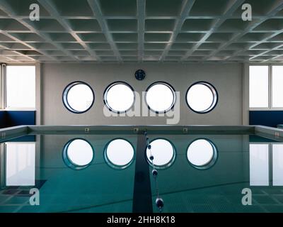 Piscina al 1300 N Lake Shore Drive progettato da Gordon e Levin Foto Stock