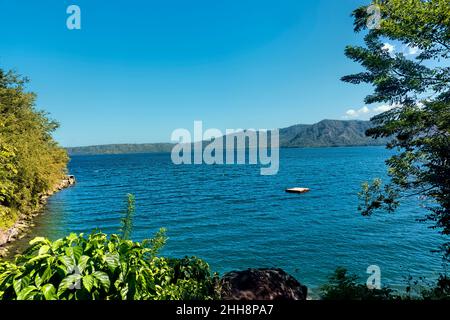 La riserva naturale Laguna Apoyo, Masaya, Nicaragua Foto Stock