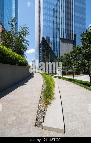 Paesaggio a 150 North Riverside Foto Stock